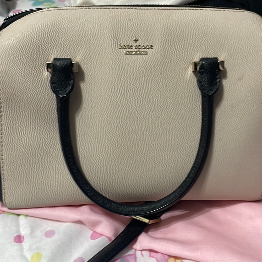 Kate Spade Cream/Black bag